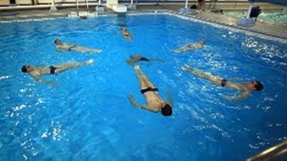 UKs Male Synchronized Swim Team Fights for Olympics [upl. by Salocin]