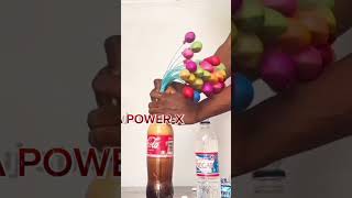 Balloons  mentos  CocaCola viral trending shorts short coke cocacola satisfying [upl. by Alahc]