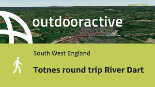 Interactive 3D video Totnes round trip River Dart [upl. by Aleka]