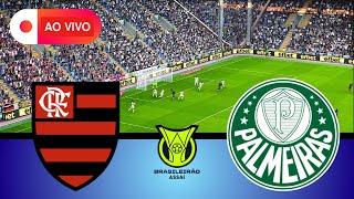 🔴FLAMENGO VS PALMEIRAS AO VIVO COM IMAGENS  BRASILEIRÃO 2024  Full Match  PES 21 Simulation [upl. by Anatsirhc]