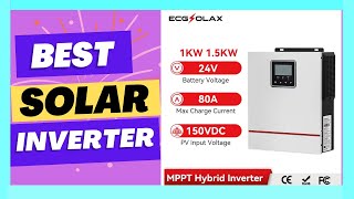 ECGSOLAX 1KW 15KW Hybrid Solar inverte [upl. by Lias30]