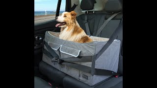 PETSFIT Product Installation GuidesZFC1106LPETSFIT Dog Car Seat Pet Travel Car Booster Seat [upl. by Einhoj989]