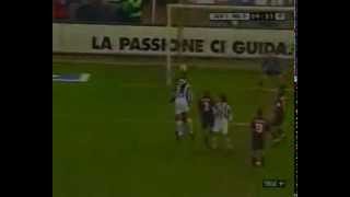 Juventus  Milan 30 25022001 3a Ritorno Serie A [upl. by Barcot]