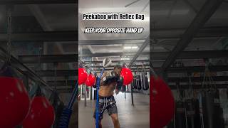 The Boxing Reflex bag is INCREDIBLE for Peekaboo Mike Tyson Style boxing peekaboo miketyson [upl. by Sydel]