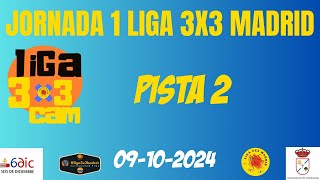 Jornada 1  Pista 2  Liga 3x3 Madrid liga3x3 madrid3x3fiba ligamadrid3x3 colmenarejo [upl. by Reisinger46]