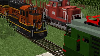 Railfanning In Minecraft 6 [upl. by Thrift]