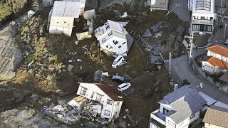 Séismes au Japon  au moins 30 morts alertes au tsunami levées [upl. by Margetts]