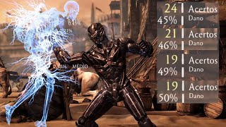 Mortal Kombat X  TRIBORG Smoke Combo Guide [upl. by Namzed]