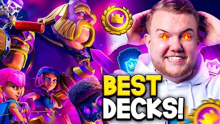 BEST DECKS FOR DOUBLE EVOLUTION TOURNAMENT  Clash Royale [upl. by Stephi]