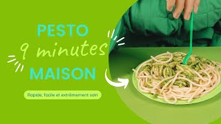 Comment faire du pesto au basilic maison EVOLUTION [upl. by Ailana]