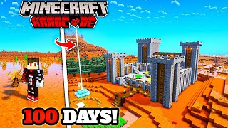 I Survived 100 days in BADLANDS in Minecraft Hardcore [upl. by Leryt]