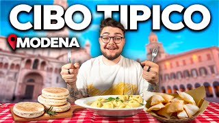 Provo il CIBO TIPICO a MODENA Emiliano e Modenese [upl. by Sirtimed]