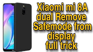 Redmi 8A safe mode remove video how to remove safe mode from Redmi mobile [upl. by Giusto]