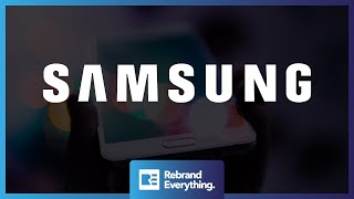 Designing a MODERN LOGO design for SAMSUNG with 4 sub brands [upl. by Sherie]