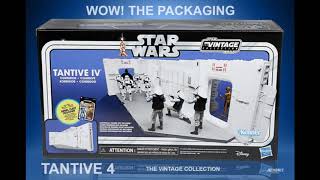 Star Wars Tantive IV 4 Corridor Hallway Playset The Vintage Collection Blockade Runner Hasbro 375 [upl. by Marshal]