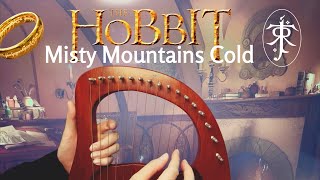 Misty Mountains Cold Hobbit LOTR  Lyre Harp Cover [upl. by Whittaker391]