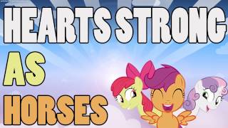 MLP Hearts Strong As Horses  Orchestral  Lyrics [upl. by Morena53]