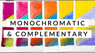 Color Theory Ep 9 Monochromatic amp Complementary Color Schemes [upl. by Pavyer]