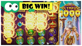 Gates of Olympus 1000 BIG WIN Huge Tumble Win Comeback Big Multiplier Bonus Buy Online Slot [upl. by Bannasch]