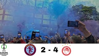 CATASTROPHE FOR ASTON VILLA VS OLYMPIACOS SEMI FINAL 1ST LEG [upl. by Ycat372]