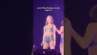 Proof Olivia Rodrigo actually sings live [upl. by Nolyd]