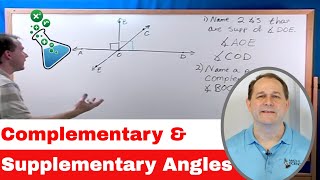 What are Complementary amp Supplementary Angles in Geometry  3 [upl. by Elsey585]