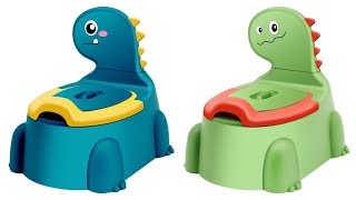 Potties Training Chair For Baby amp Kids Dinosaur Urinal Pot [upl. by Gassman918]