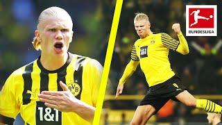 Erling Haalands Most Spectacular Strikes 🔥 Top 5 Acrobatic Goals [upl. by Hey950]