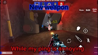 NEW WEAPON UPDATE KLECKER Roblox Aimblox BETA gameplay part 110 [upl. by Tobit]