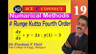 Numerical solution of dydxy2x  Runge Kutta Method  18mat31  Dr Prashant Patil [upl. by Tompkins715]