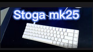 Unboxing the Stoga Mk 25 mechanical keyboard [upl. by Chalmer]