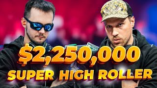 2 Million Super High Roller Showdown Final Table Thrills [upl. by Ymij]