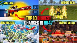 Top New Changes in OB47 Update🥳🤯  free fire new event  Ff New Event  Upcoming events in free fire [upl. by Asirrak34]