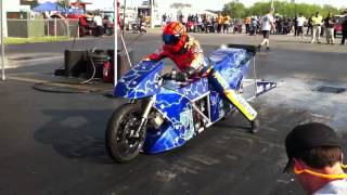 Larry McBride electric dragbike [upl. by Johansen]