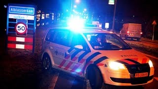 politie met spoed naar groot verkeersongeluk A2 Amsterdam spoedrit [upl. by Lanaj]