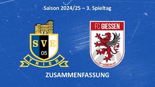 SVETV Eintracht Trier vs FC Gießen  Highlights 3 Spieltag Saison 2425 [upl. by Celestyn]