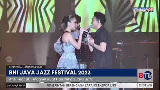 Duet Ariel dan BCL Meriahkan Penutupan BNI Java Jazz 2023 [upl. by Norvol]