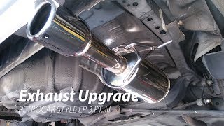 Mazda Protege Mazdaspeed Exhaust Upgrade EP 3  Pt III [upl. by Sakmar890]