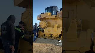 Shipping a CAT D11 Dozer… heavyequipment caterpillarequipment dozer heavyhaul work catd11t [upl. by Treblig]