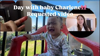 Day with baby Charlene🎀 requested video [upl. by Adeirf]