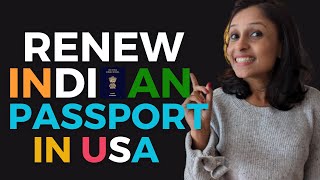 How To Renew Indian Passport in the US [upl. by Cardie]