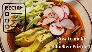 Easy Chicken Pozole Recipe [upl. by Nohsed390]