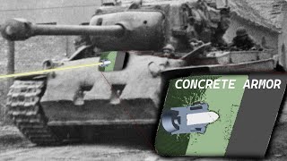 CONCRETE ARMOR vs APCR  Tiger I vs M26 Pershing Simulation [upl. by Eybba]