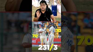 Unbelievable comeback 😱🔥indvsnz viratkohli sarfarazkhan testcricket abcricinfo [upl. by Ahsikym714]