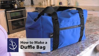 How to Make a Duffle Bag  DIY [upl. by Rorie829]