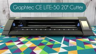 Graphtec CE Lite50 20quot Vinyl Cutter Information [upl. by Digirb]