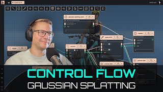 Learn How To Leverage Control Flow In Rete Visual Programming Editor And Move Gaussian Splat [upl. by Llevram]