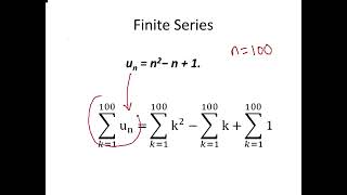 Discrete Maths Finite Series Worked Example [upl. by Led]