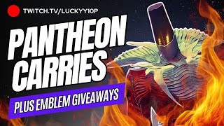 NEW DESTINY 2 PANTHEON BOSS NO EXPERIENCE NEEDED CARRIES EMBLEM GIVEAWAY EVERY 10 SUBS [upl. by Dat]