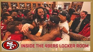 Inside the Locker Room After OT Victory vs Seattle  San Francisco 49ers [upl. by Recor98]